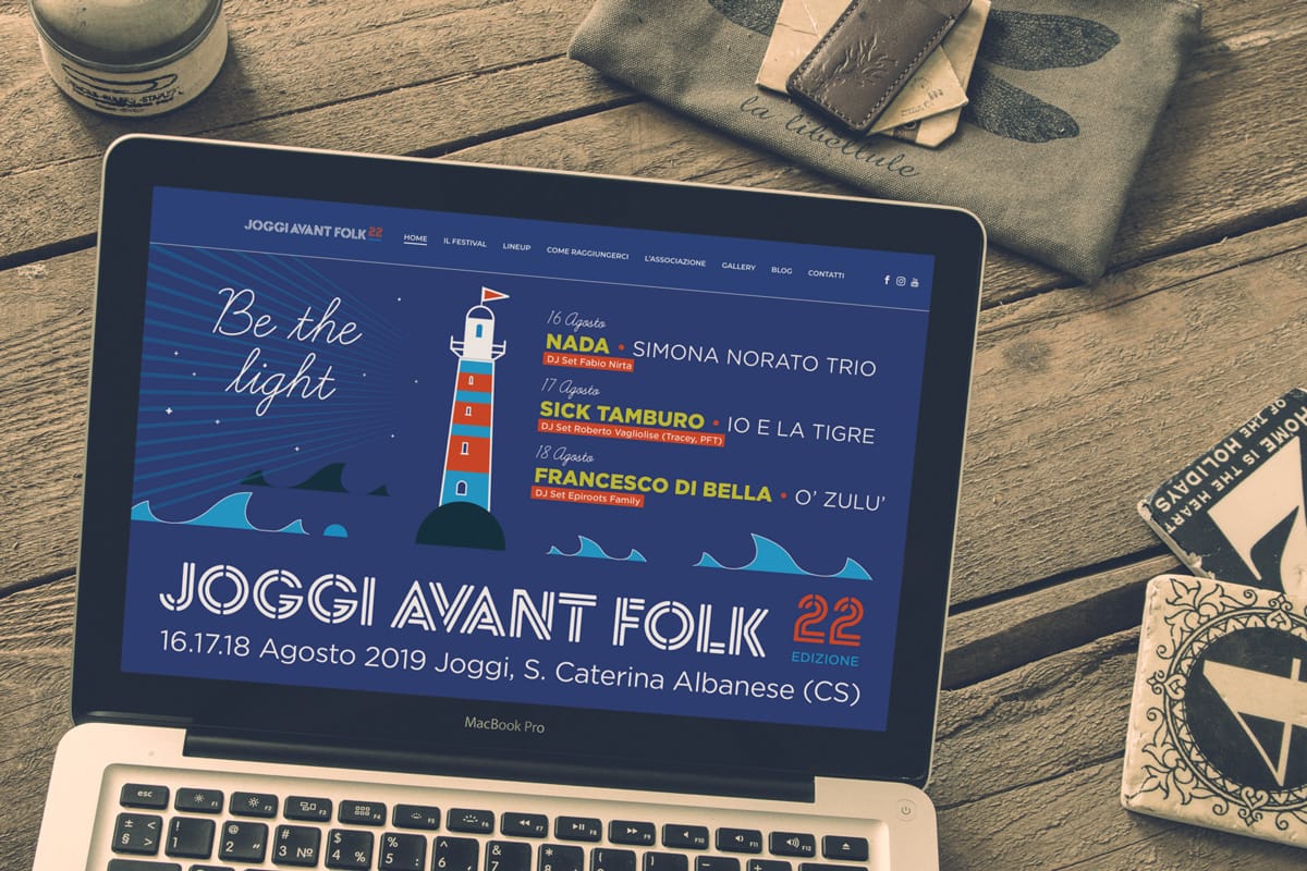 Media Agency Festival Musicale - Sito Web Joggi Avant Folk Festival - Progett - Voolcano music factory